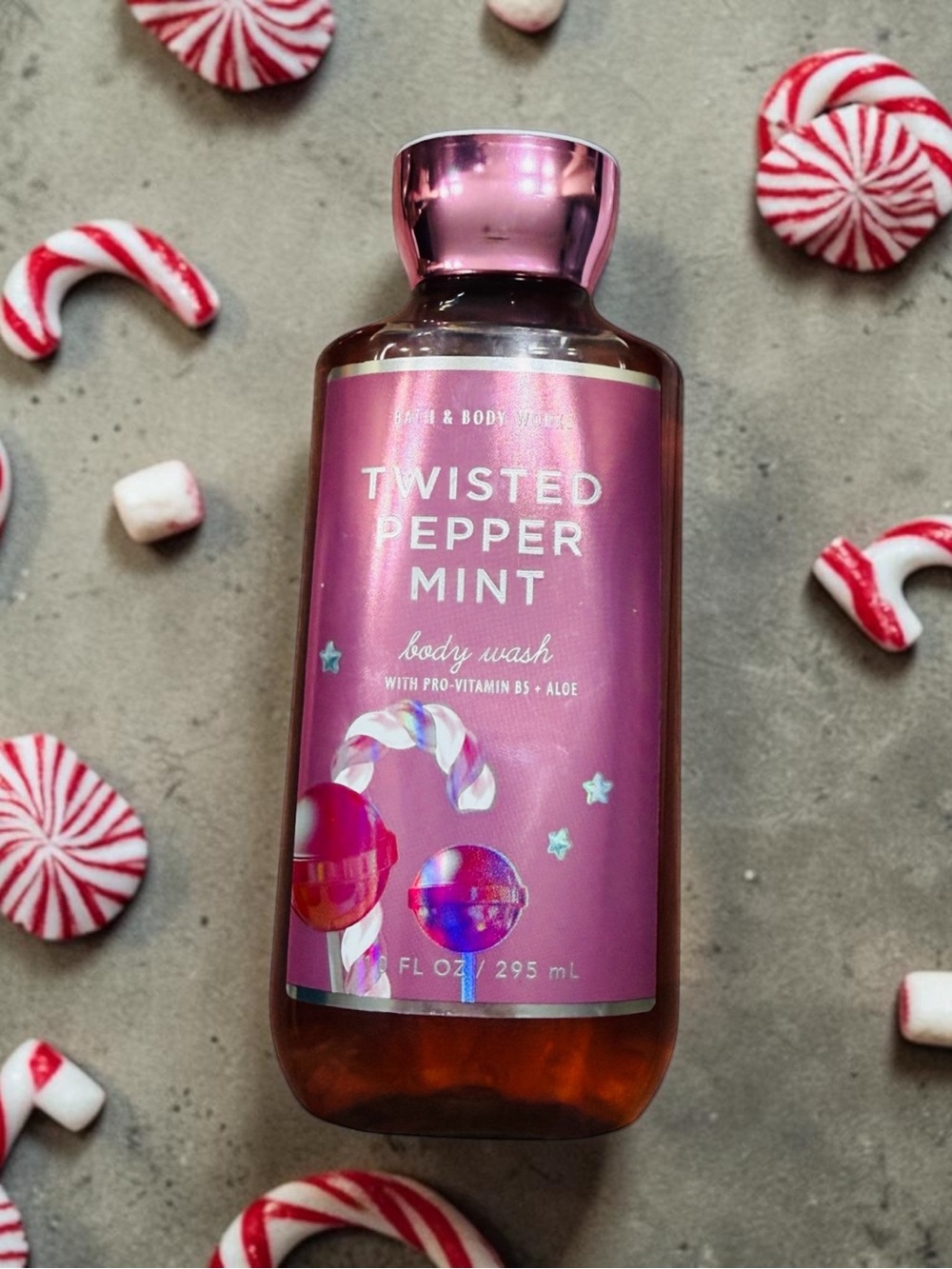 Bath & Body Works Twisted Peppermint Body Wash - Full- Size